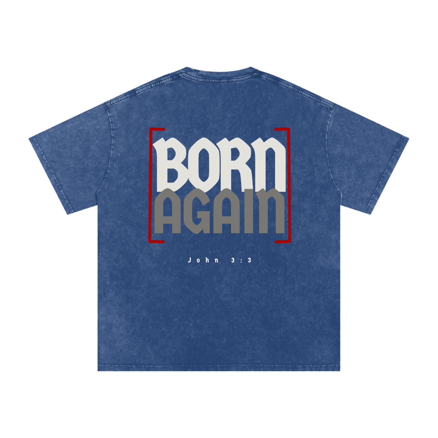 John 3:3 Snow Washed Pump Cover Tee