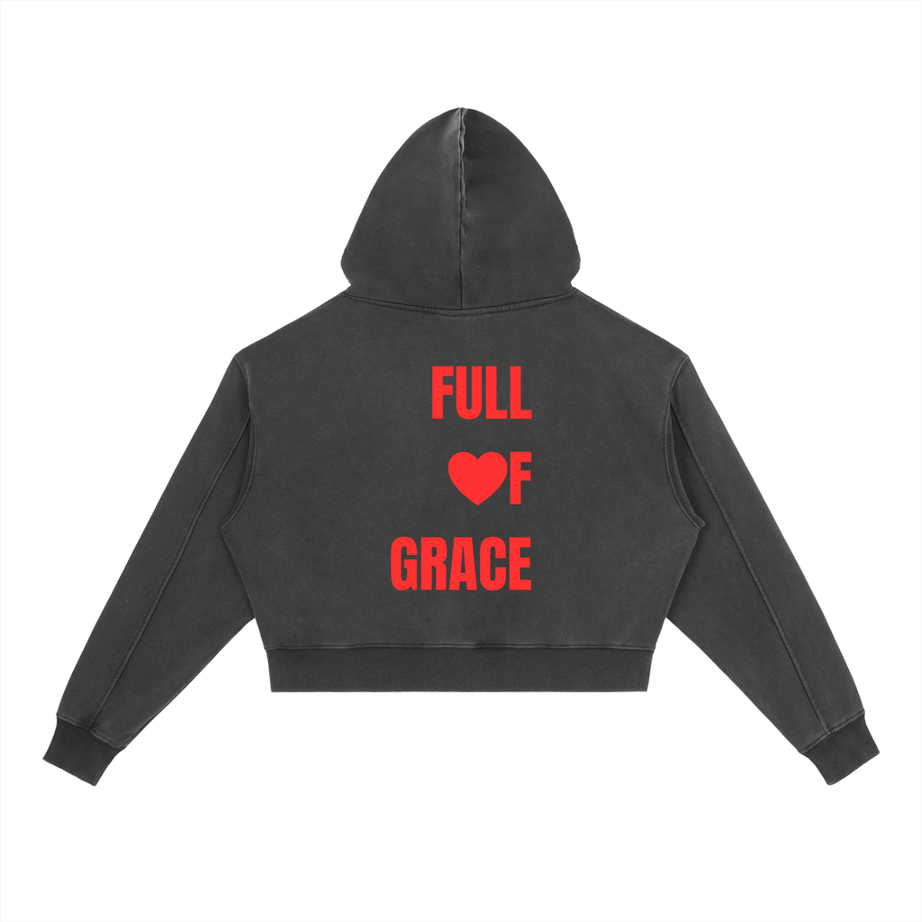 "Full of Grace" Vintage Washed Hoodie