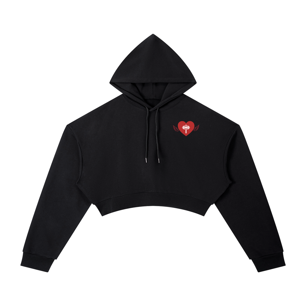 Psalm 34:18 Cropped Hoodie