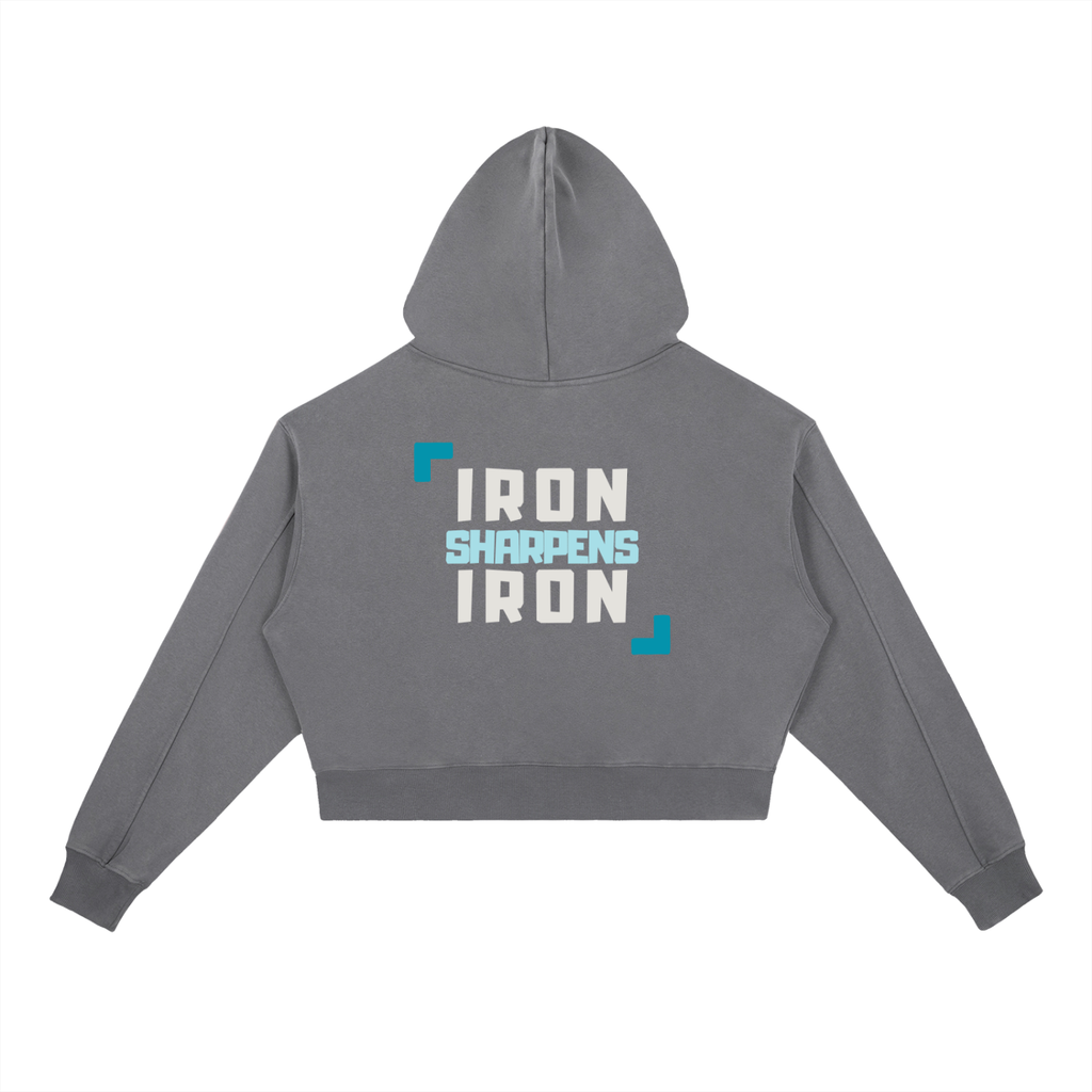 Proverbs 27:17 Vintage Washed Hoodie