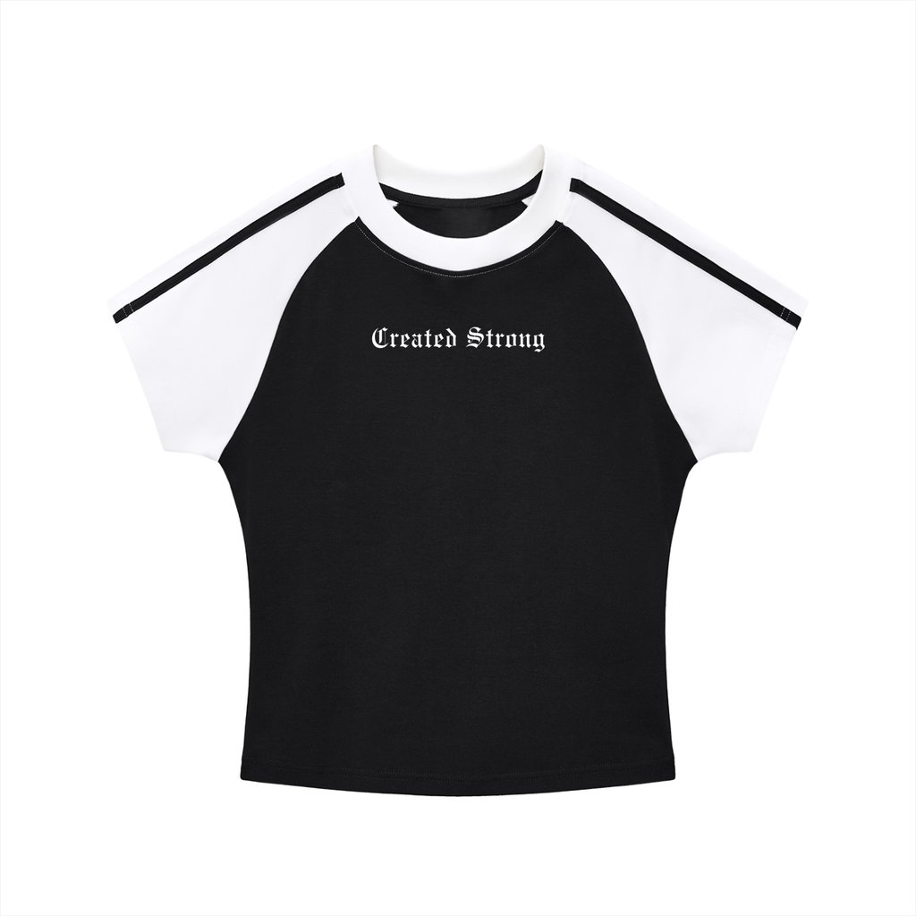 Proverbs 27:17 Contrast Stripes Tee