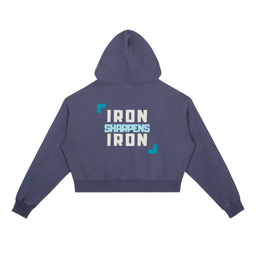 Proverbs 27:17 Vintage Washed Hoodie