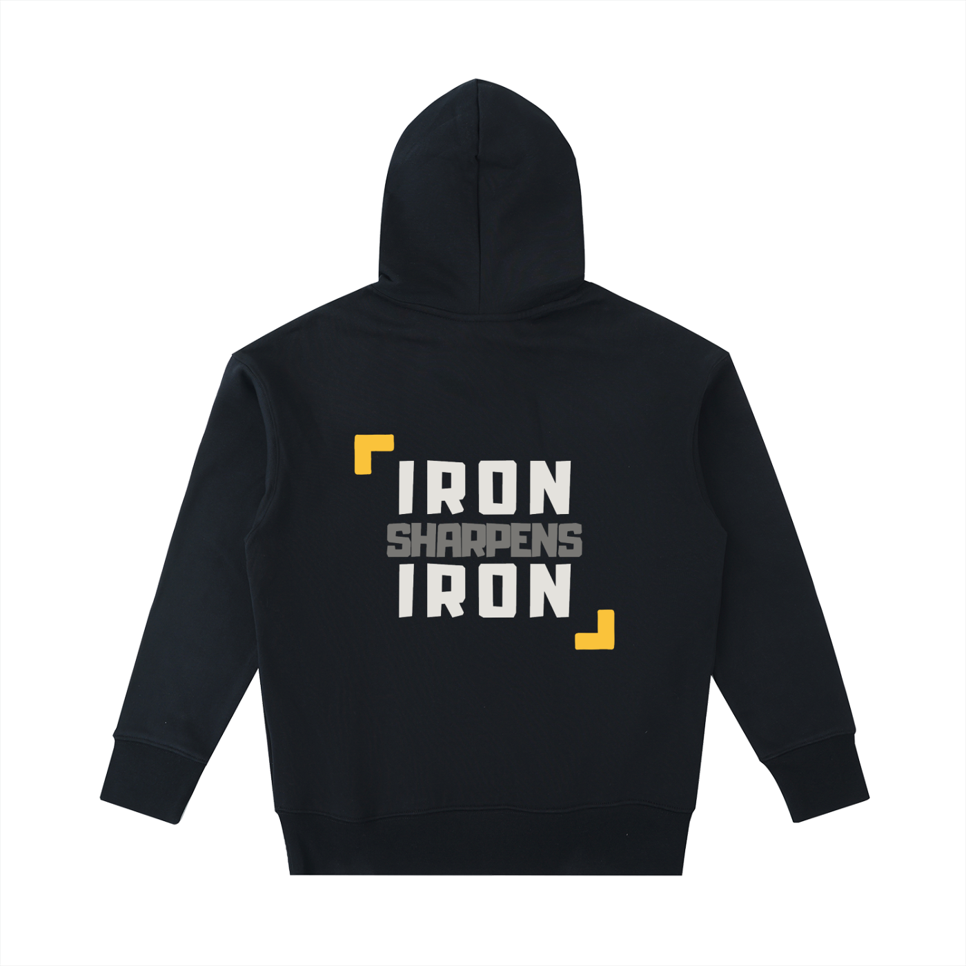 Proverbs 27:17 Heavyweight Gym Hoodie