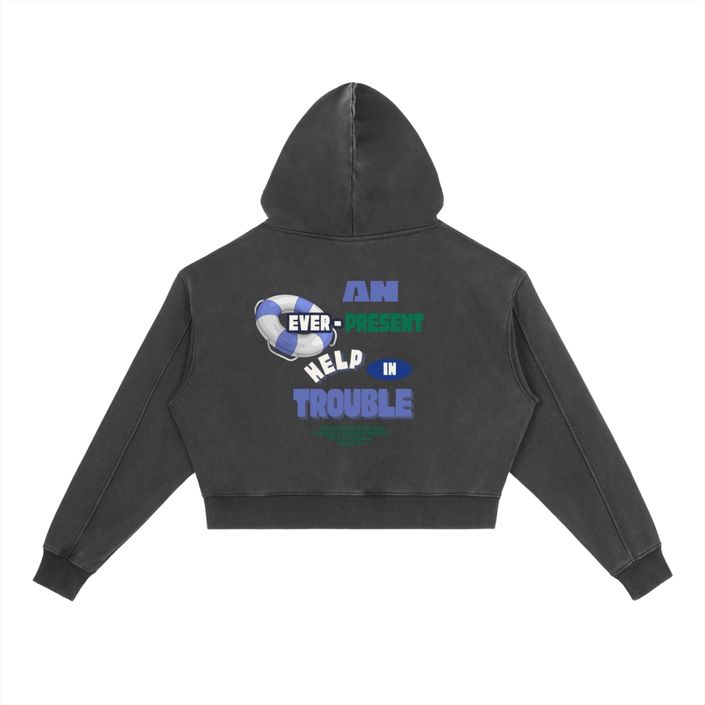 Psalm 46:1 Vintage Washed Hoodie