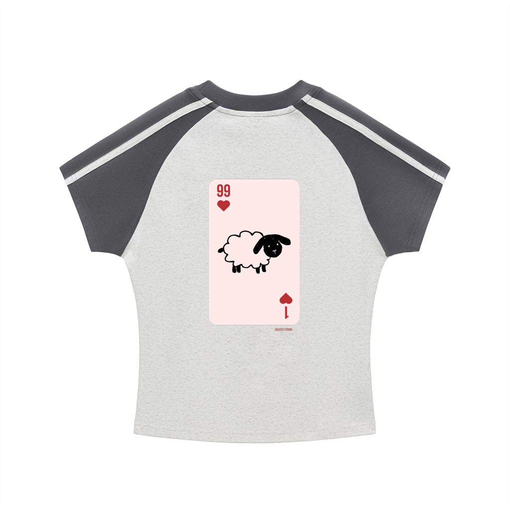 Mathew 18:12-14 Contrast Stripes Tee