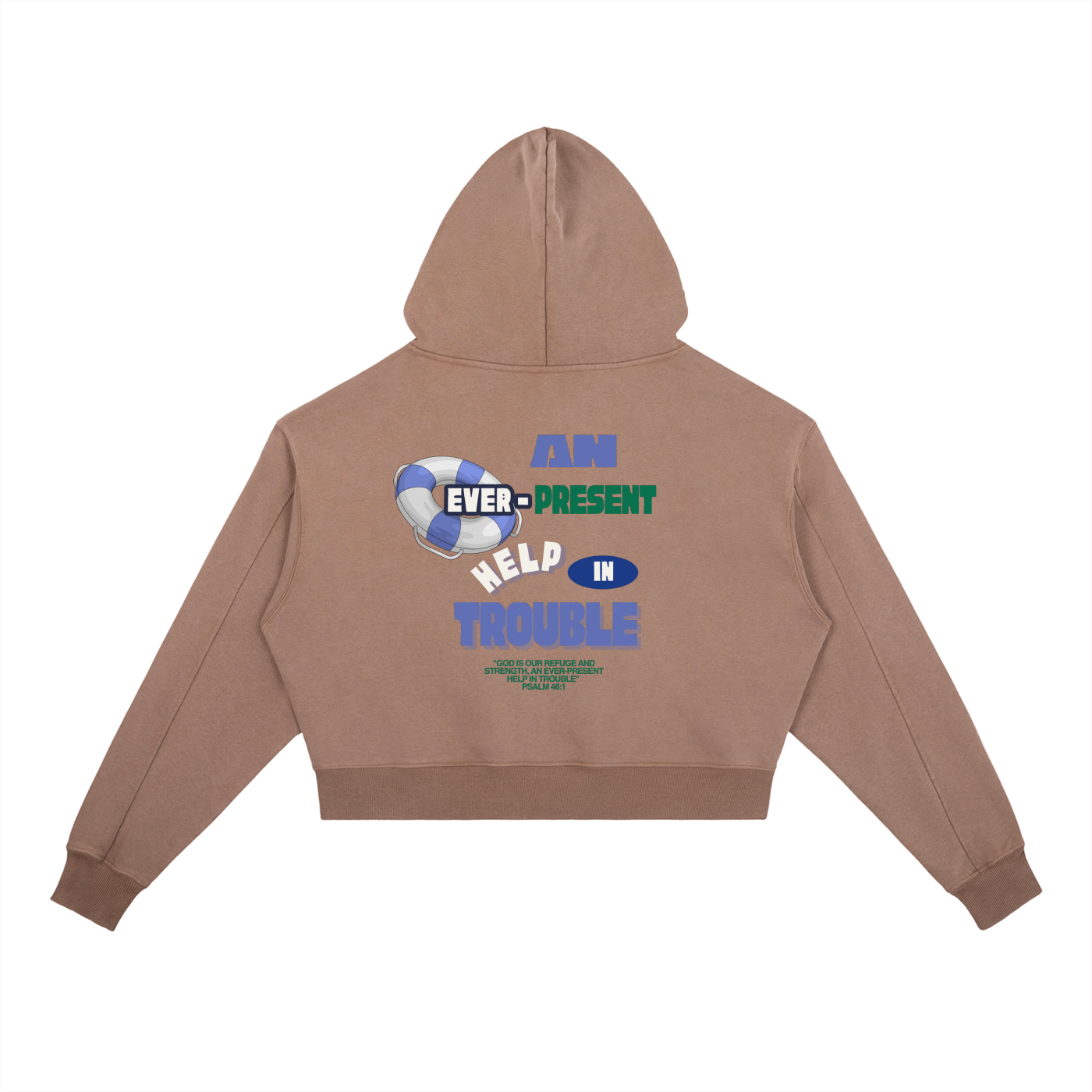 Psalm 46:1 Vintage Washed Hoodie