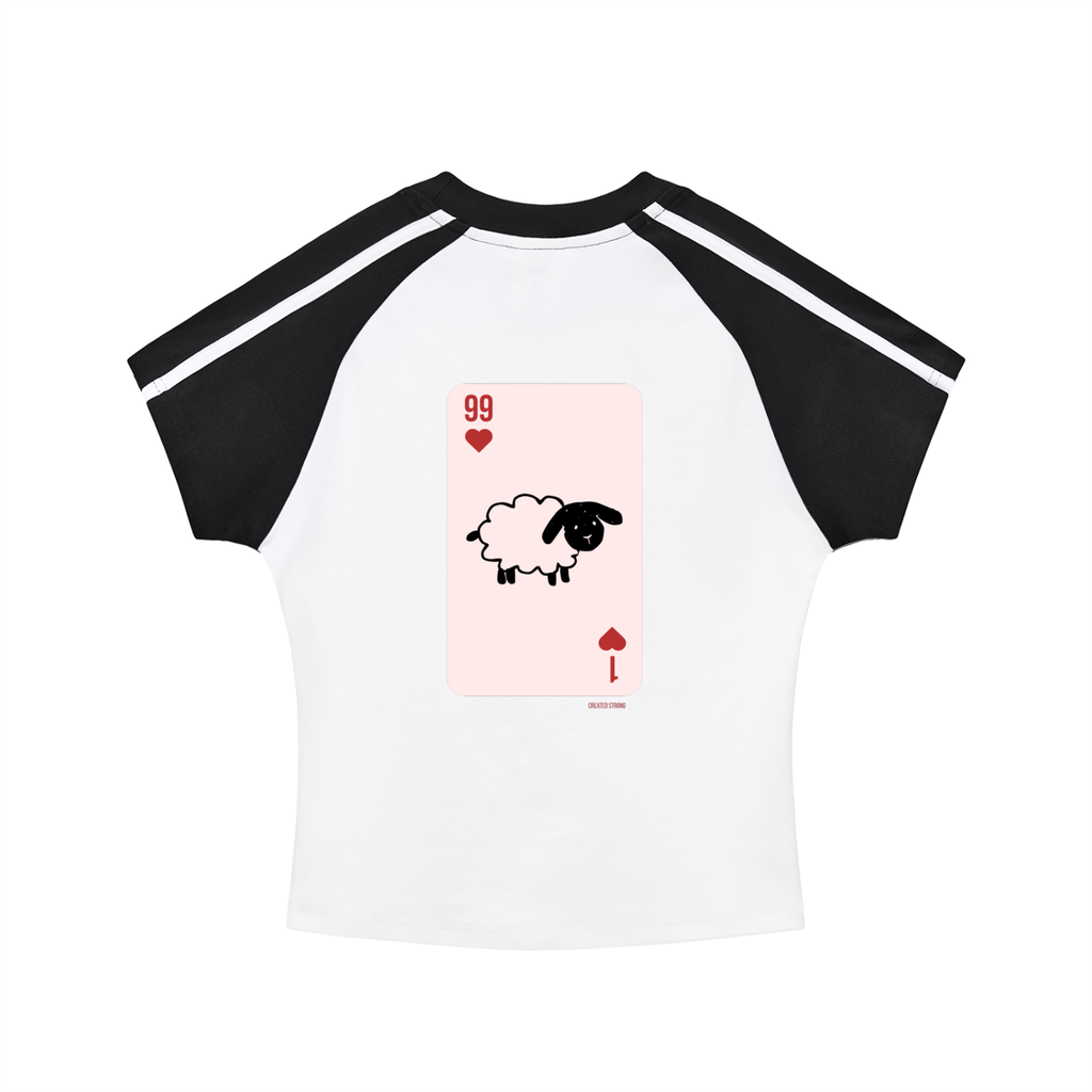 Mathew 18:12-14 Contrast Stripes Tee