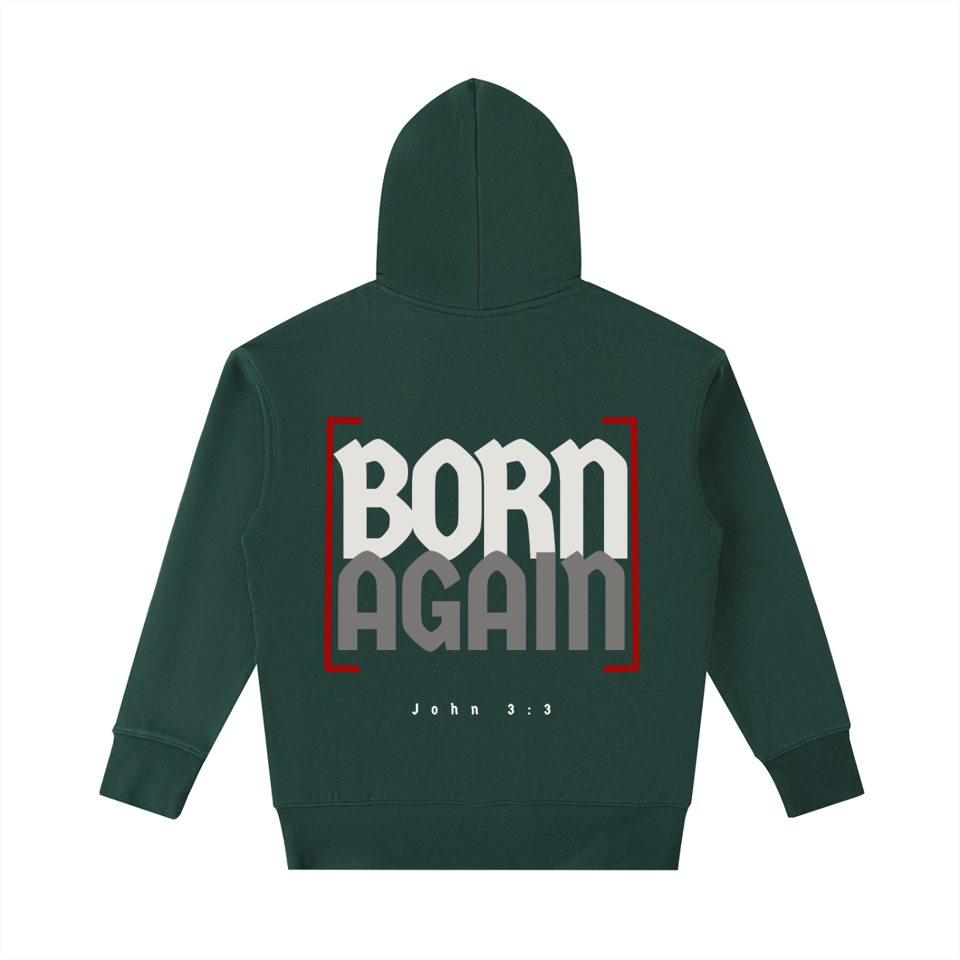 John 3:3 Heavyweight Gym Hoodie
