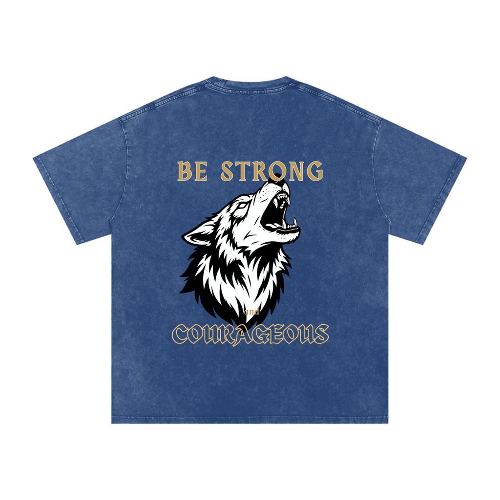 Joshua 1:9 Snow Washed Pump Cover