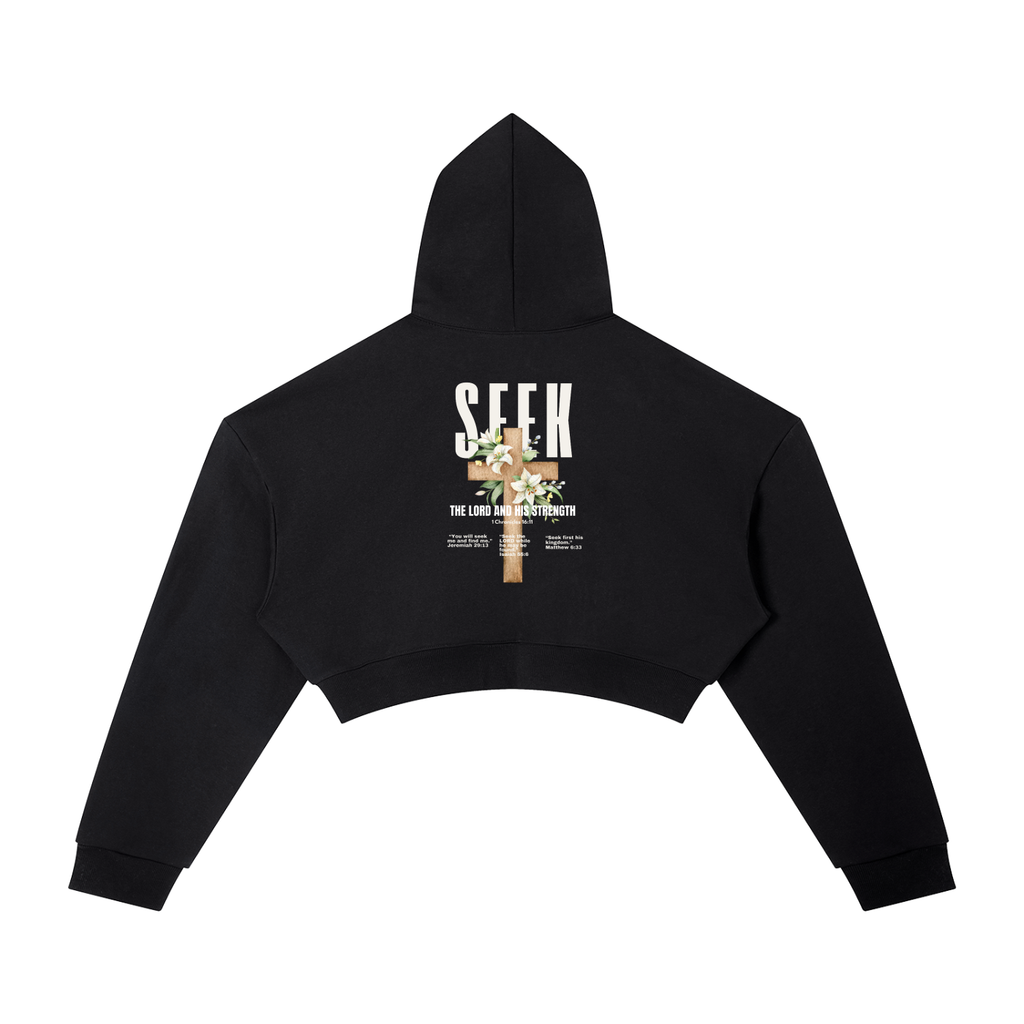 1 Cor. 16:11 Cropped Hoodie