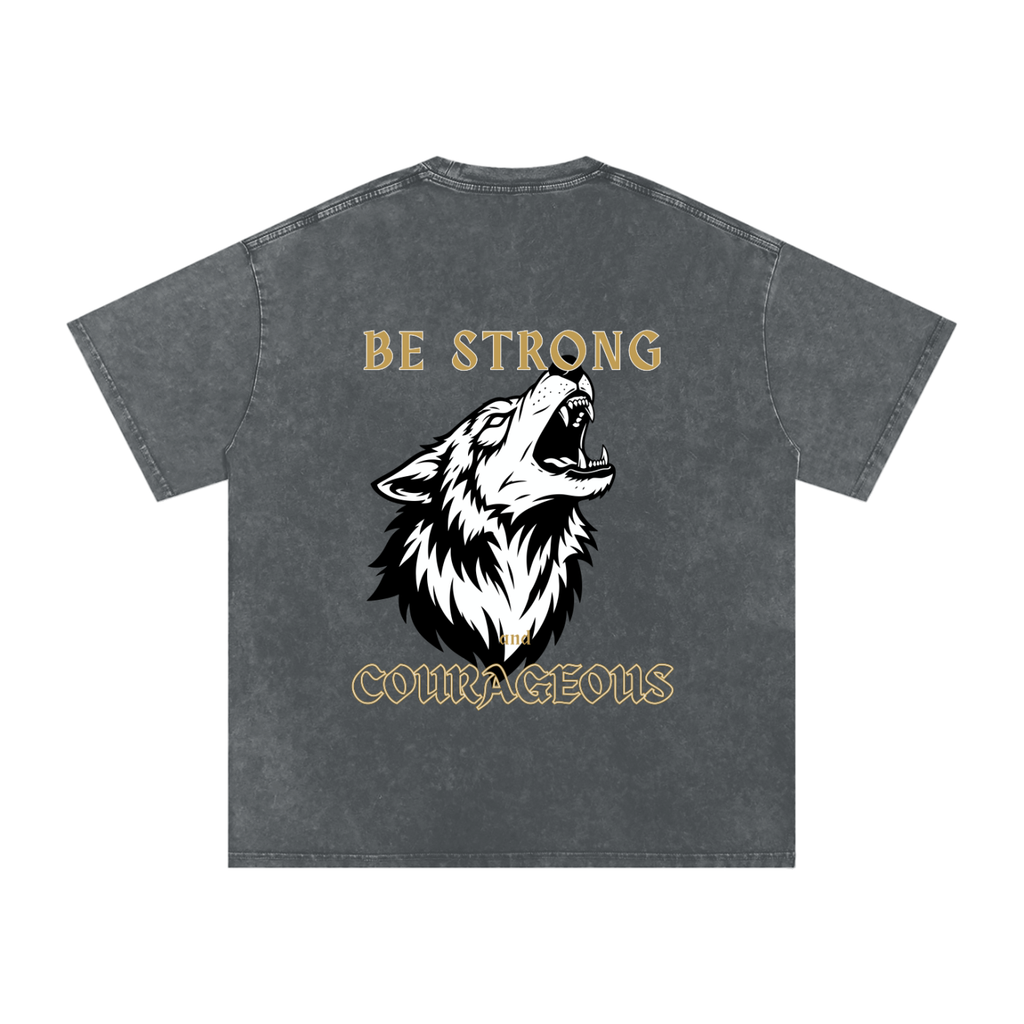 Joshua 1:9 Snow Washed Pump Cover