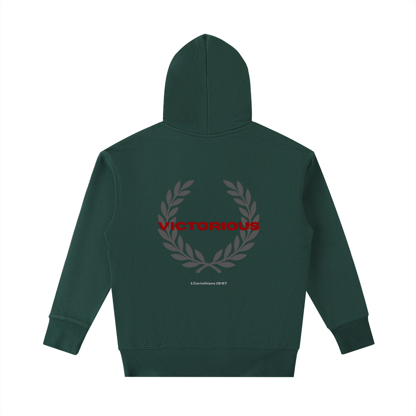 1 COR. 15:57 Heavyweight Gym Hoodie