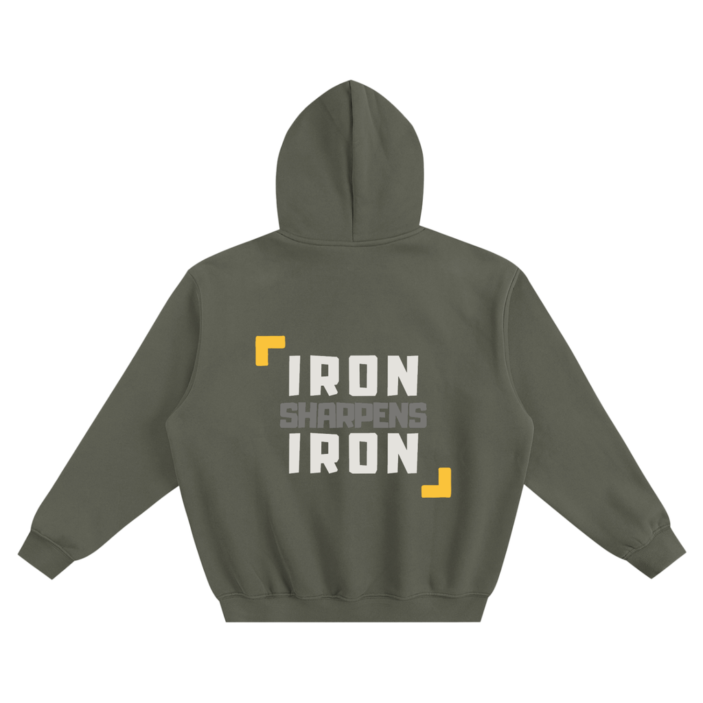 Proverbs 27:17 Gym Hoodie