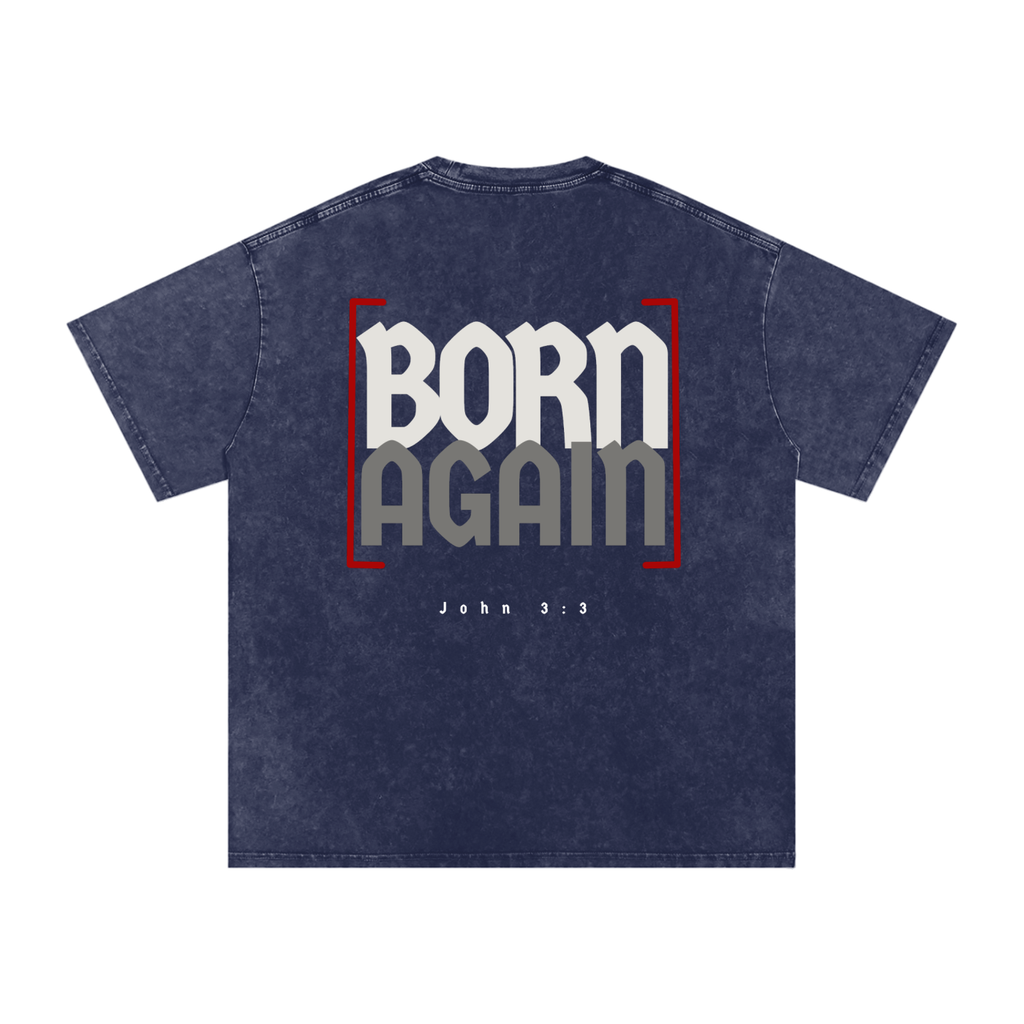 John 3:3 Snow Washed Pump Cover Tee