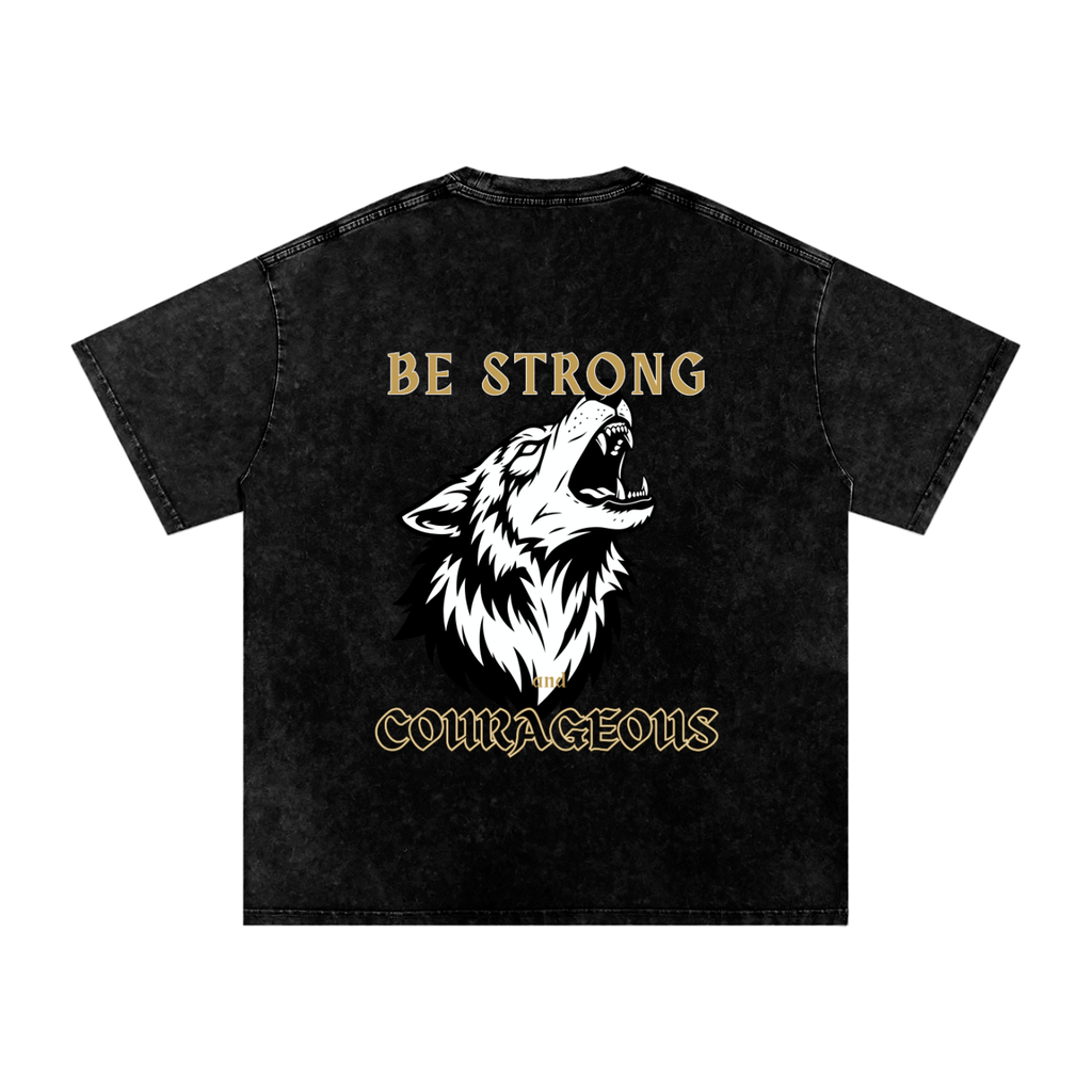 Joshua 1:9 Snow Washed Pump Cover