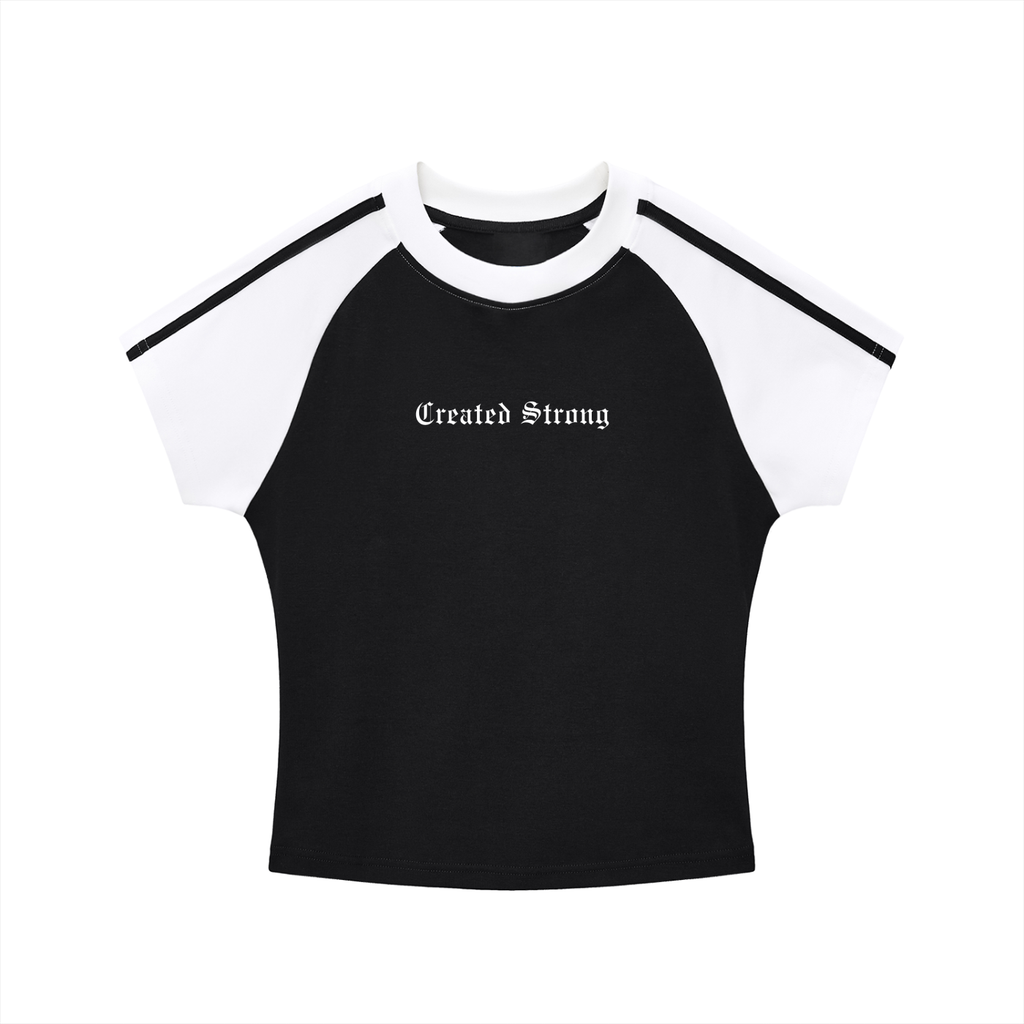 Psalm 46:1 Contrast Stripes Tee