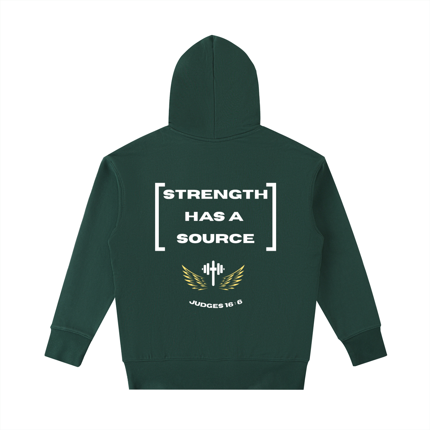 Judges 16:6 Heavyweight Gym Hoodie