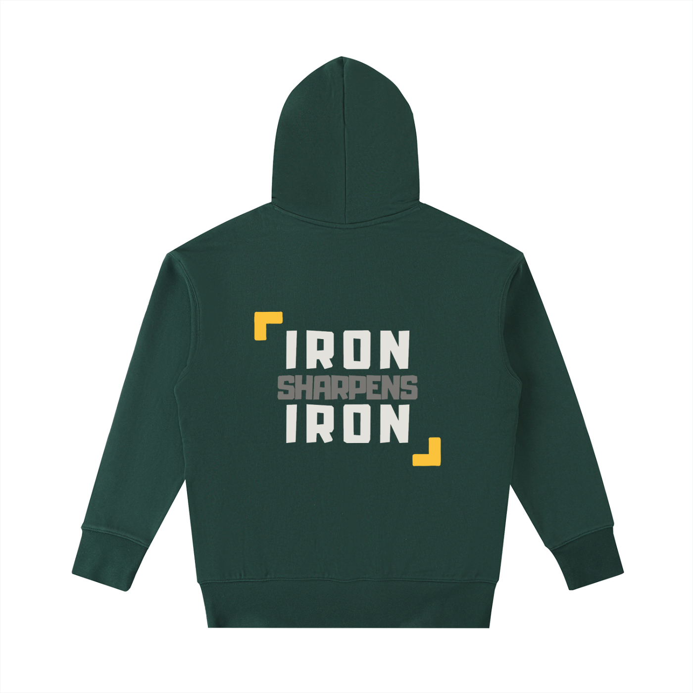 Proverbs 27:17 Heavyweight Gym Hoodie